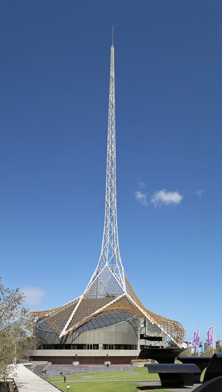 Arts Centre Melbourne spire Southbank